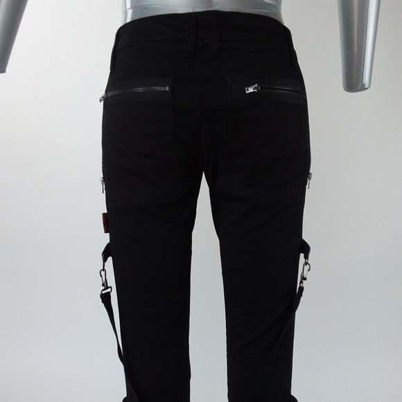Tripp NYC Men's Bondage Vegan Leather Skinny Pants - Picture 5 of 8
